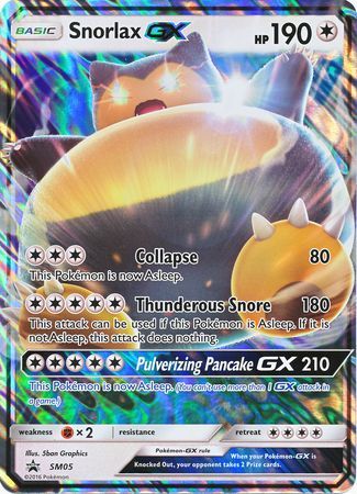 Snorlax GX (SM05) (Jumbo Card) [Sun & Moon: Black Star Promos] | Exor Games Summserside