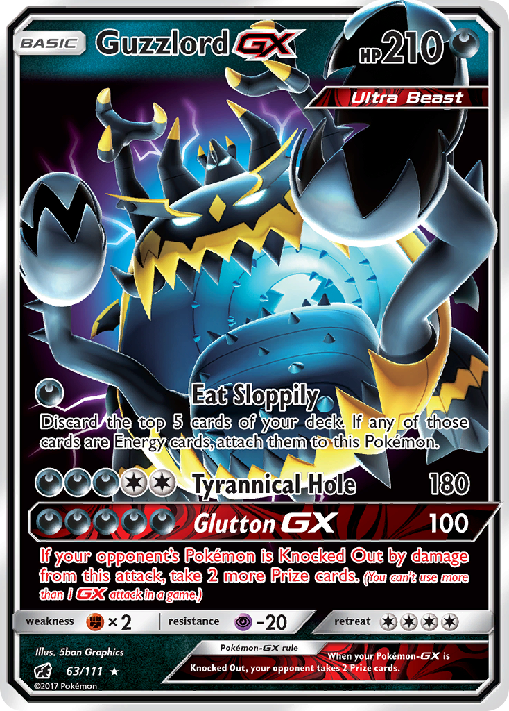 Guzzlord GX (63/111) [Sun & Moon: Crimson Invasion] | Exor Games Summserside