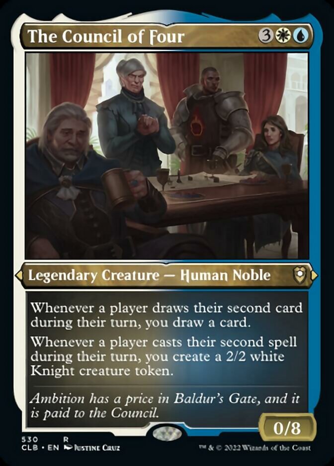 The Council of Four (Foil Etched) [Commander Legends: Battle for Baldur's Gate] | Exor Games Summserside