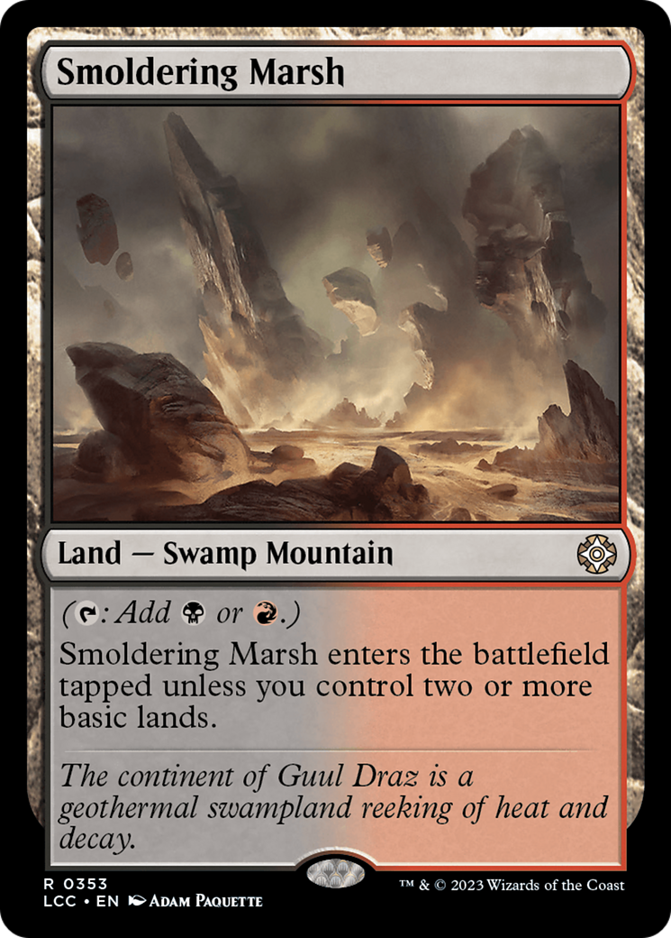 Smoldering Marsh [The Lost Caverns of Ixalan Commander] | Exor Games Summserside