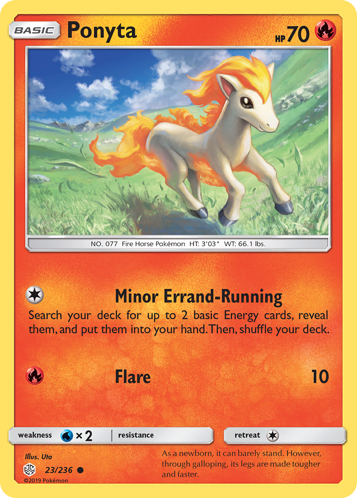 Ponyta (23/236) [Sun & Moon: Cosmic Eclipse] | Exor Games Summserside