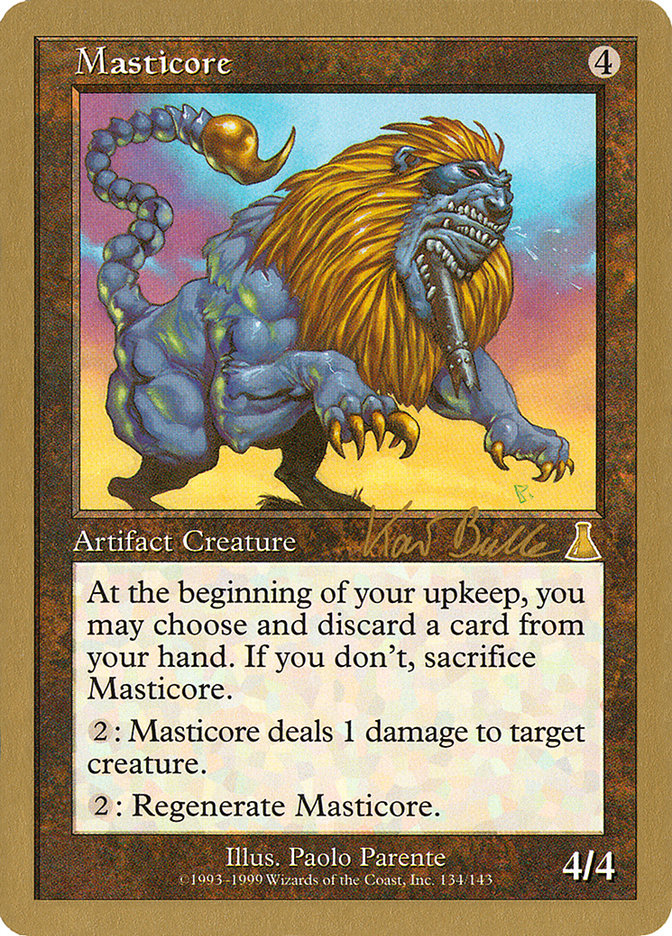 Masticore (Kai Budde) [World Championship Decks 1999] | Exor Games Summserside