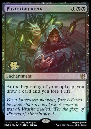 Phyrexian Arena [Phyrexia: All Will Be One Prerelease Promos] | Exor Games Summserside