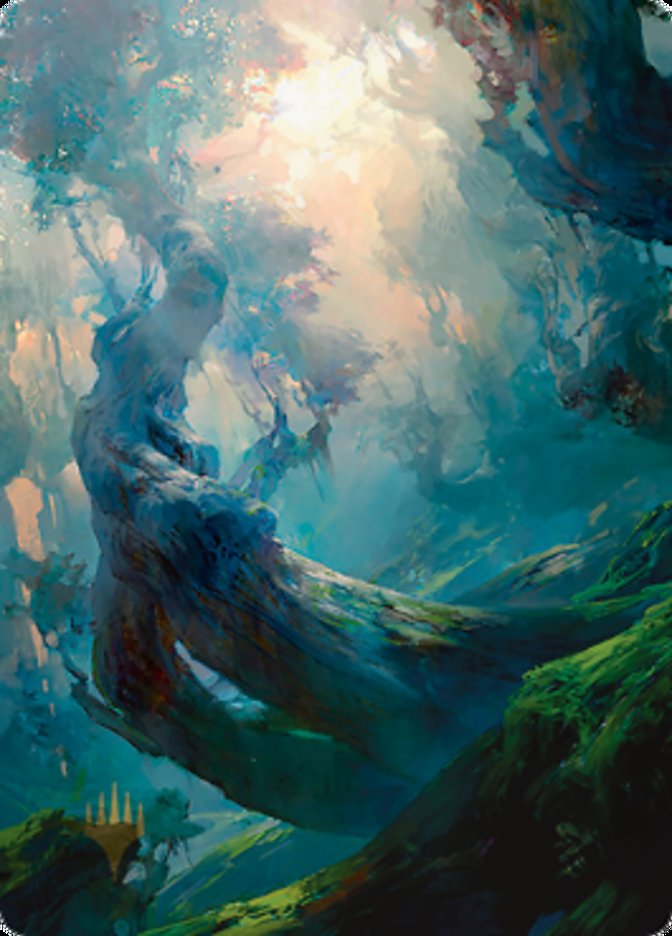 Forest 3 Art Card (Gold-Stamped Signature) [Zendikar Rising Art Series] | Exor Games Summserside