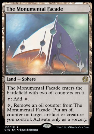 The Monumental Facade (Promo Pack) [Phyrexia: All Will Be One Promos] | Exor Games Summserside