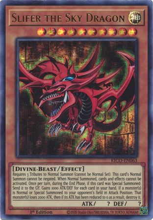 Slifer the Sky Dragon (Ultra Pharaoh's Rare) [KICO-EN063] Ultra Pharaoh’s Rare | Exor Games Summserside