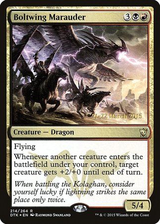 Boltwing Marauder [Dragons of Tarkir Promos] | Exor Games Summserside