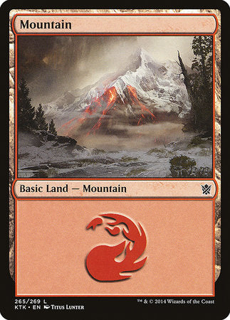 Mountain (265) [Khans of Tarkir] | Exor Games Summserside