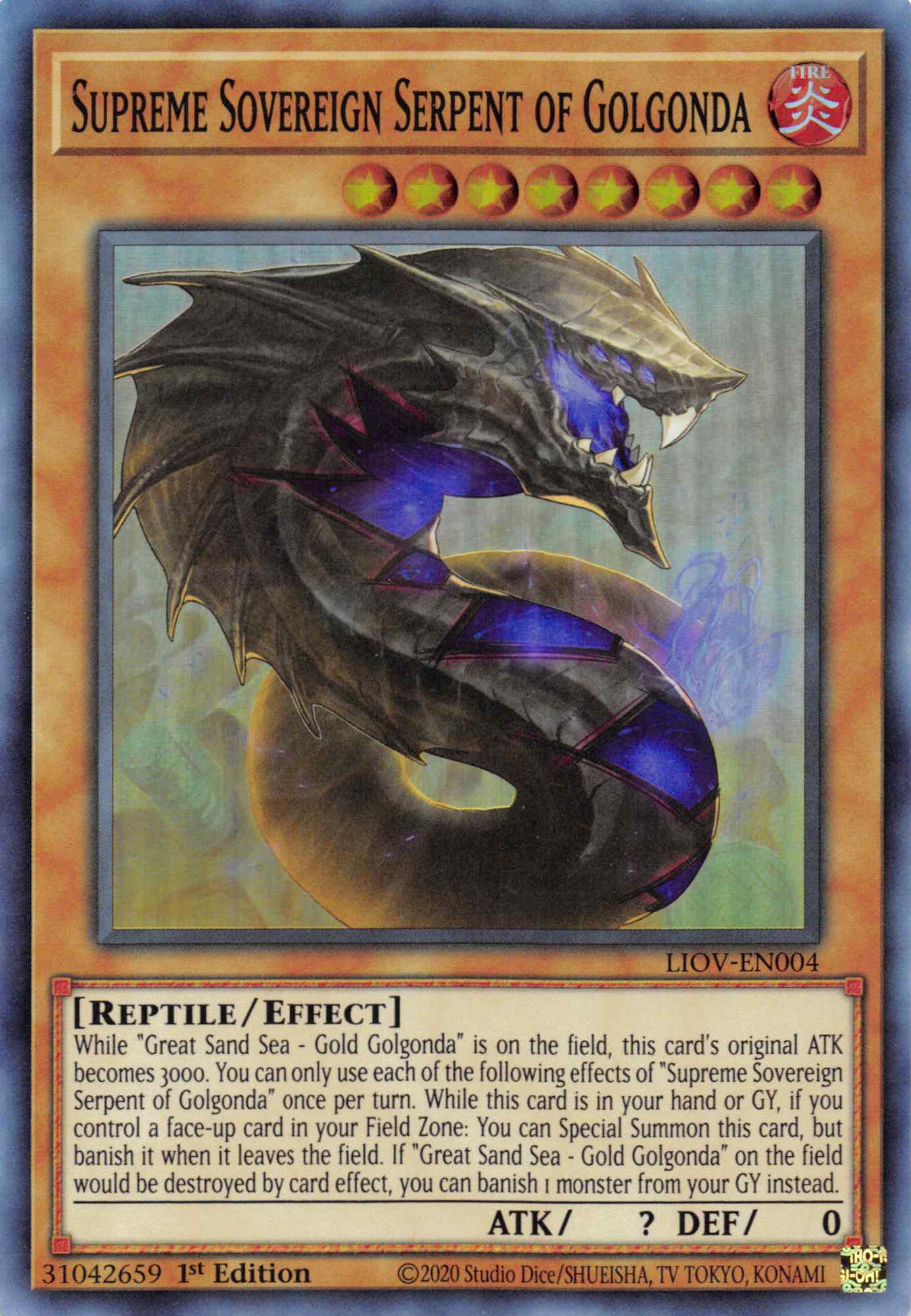 Supreme Sovereign Serpent of Golgonda [LIOV-EN004] Super Rare | Exor Games Summserside