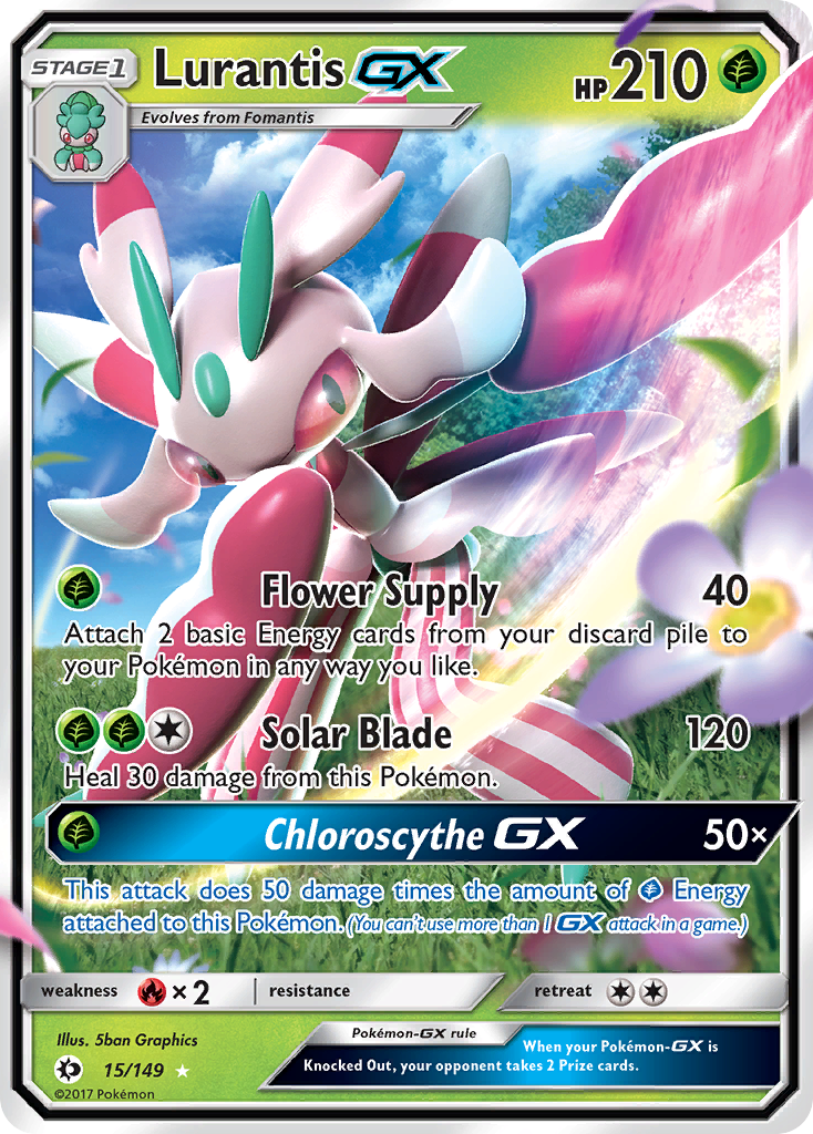 Lurantis GX (15/149) [Sun & Moon: Base Set] | Exor Games Summserside