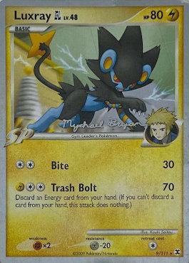 Luxray GL LV.48 (9/111) (Happy Luck - Mychael Bryan) [World Championships 2010] | Exor Games Summserside