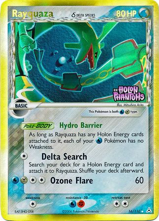 Rayquaza (16/110) (Delta Species) (Stamped) [EX: Holon Phantoms] | Exor Games Summserside