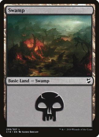 Swamp (299) [Commander 2018] | Exor Games Summserside