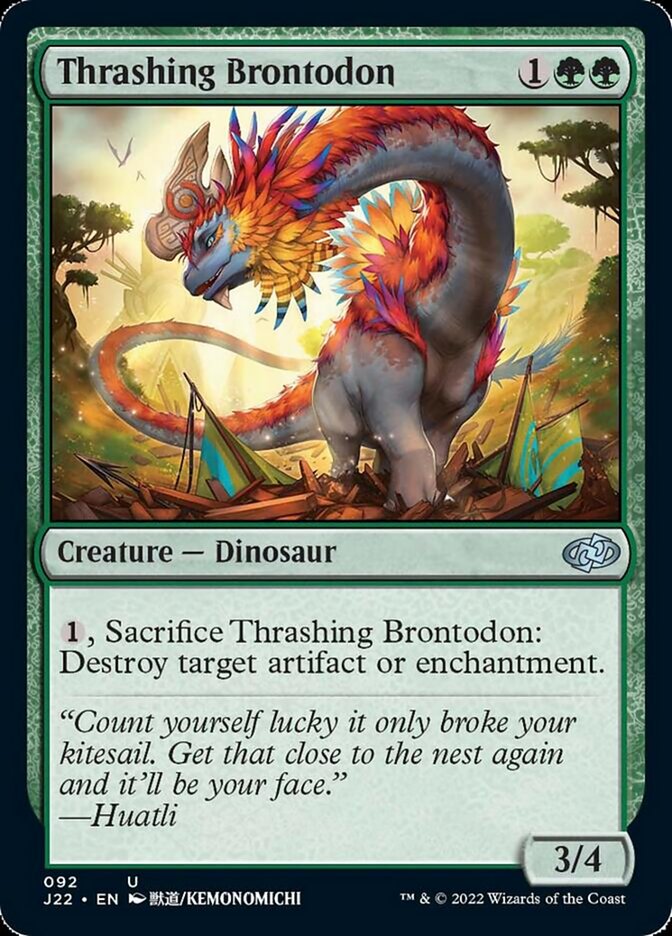 Thrashing Brontodon [Jumpstart 2022] | Exor Games Summserside