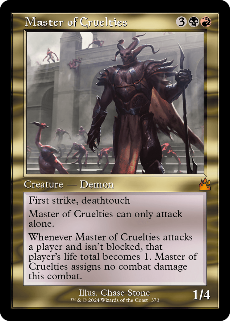 Master of Cruelties (Retro Frame) [Ravnica Remastered] | Exor Games Summserside