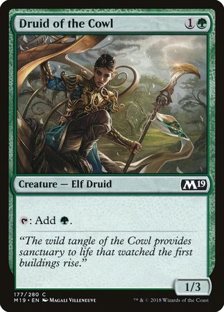 Druid of the Cowl [Core Set 2019] | Exor Games Summserside