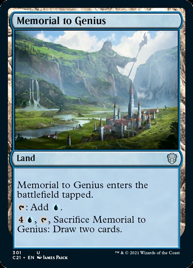 Memorial to Genius [Commander 2021] | Exor Games Summserside