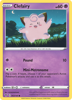 Clefairy (063/185) [Sword & Shield: Vivid Voltage] | Exor Games Summserside