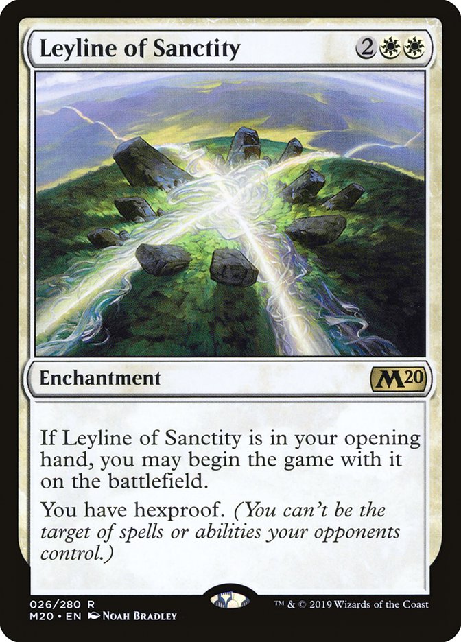 Leyline of Sanctity [Core Set 2020] | Exor Games Summserside
