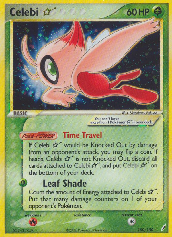 Celebi Star (100/100) [EX: Crystal Guardians] | Exor Games Summserside