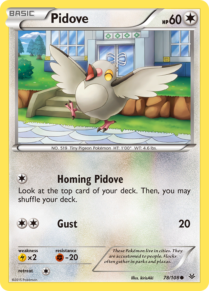 Pidove (78/108) [XY: Roaring Skies] | Exor Games Summserside