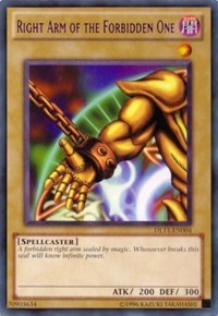 Right Arm of the Forbidden One (Purple) [DL11-EN004] Rare | Exor Games Summserside
