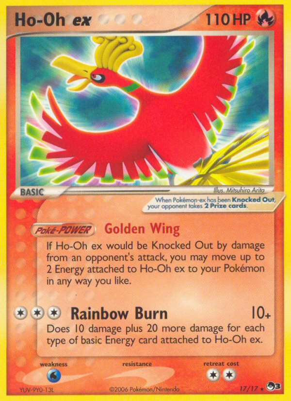 Ho-Oh ex (17/17) (Holo) [POP Series 3] | Exor Games Summserside