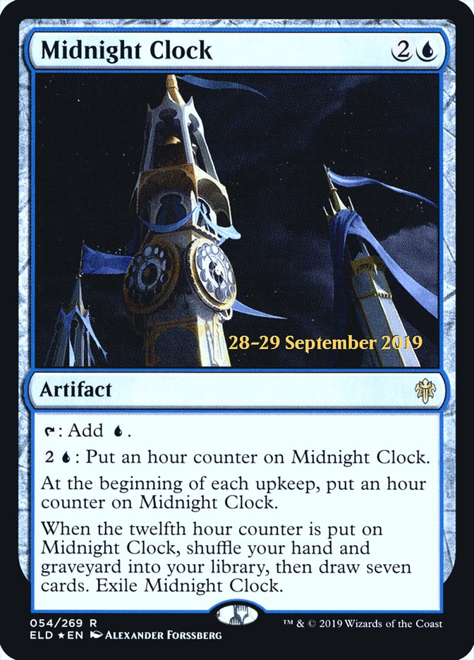 Midnight Clock  [Throne of Eldraine Prerelease Promos] | Exor Games Summserside