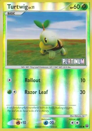 Turtwig (77/100) [Burger King Promos: 2009 Collection] | Exor Games Summserside