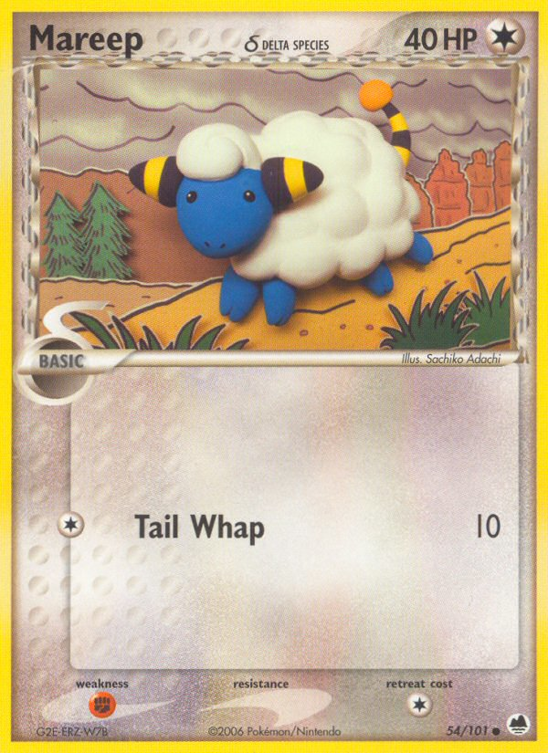 Mareep (54/101) (Delta Species) [EX: Dragon Frontiers] | Exor Games Summserside