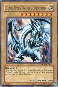 Blue-Eyes White Dragon (Green) [DL09-EN001] Rare | Exor Games Summserside