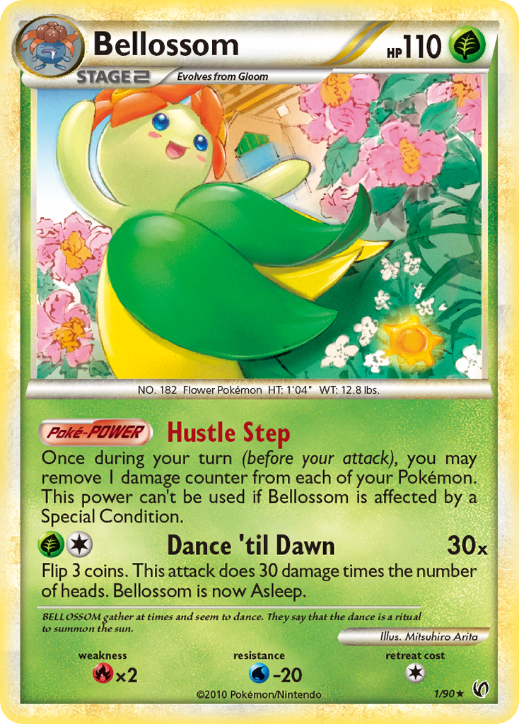 Bellossom (1/90) [HeartGold & SoulSilver: Undaunted] | Exor Games Summserside