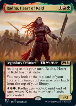 Radha, Heart of Keld (Extended Art) [Core Set 2021] | Exor Games Summserside