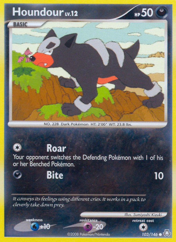 Houndour (103/146) [Diamond & Pearl: Legends Awakened] | Exor Games Summserside