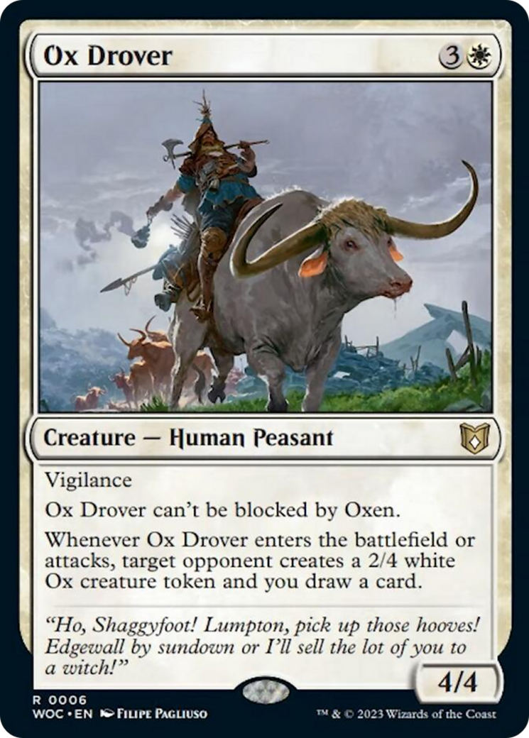 Ox Drover [Wilds of Eldraine Commander] | Exor Games Summserside