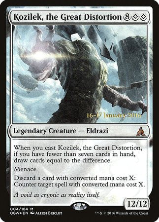 Kozilek, the Great Distortion [Oath of the Gatewatch Promos] | Exor Games Summserside