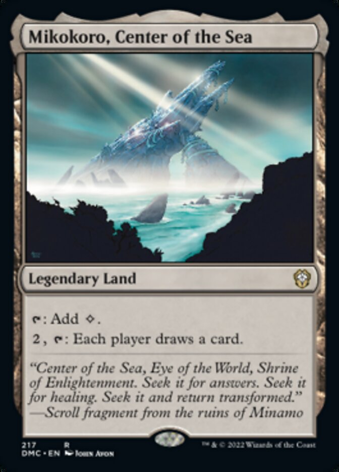 Mikokoro, Center of the Sea [Dominaria United Commander] | Exor Games Summserside