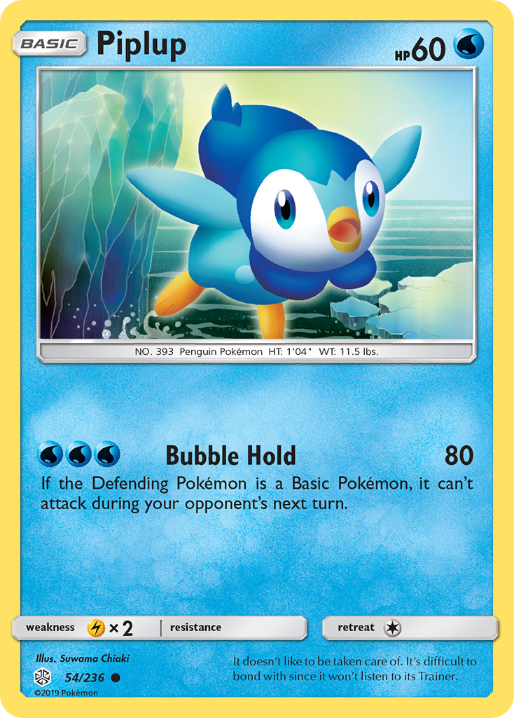 Piplup (54/236) [Sun & Moon: Cosmic Eclipse] | Exor Games Summserside