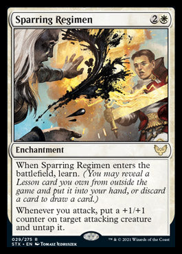 Sparring Regimen [Strixhaven: School of Mages] | Exor Games Summserside