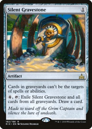 Silent Gravestone [Rivals of Ixalan Promos] | Exor Games Summserside