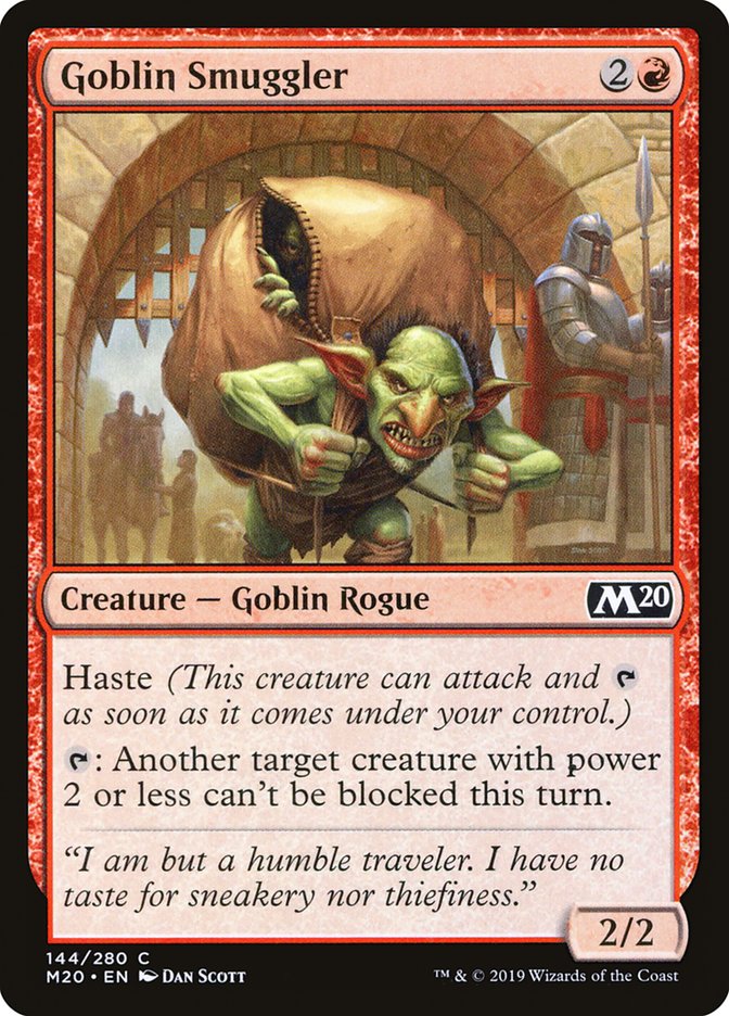 Goblin Smuggler [Core Set 2020] | Exor Games Summserside