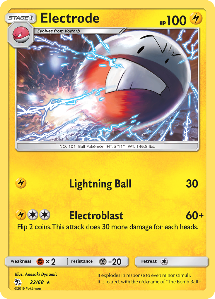 Electrode (22/68) [Sun & Moon: Hidden Fates] | Exor Games Summserside