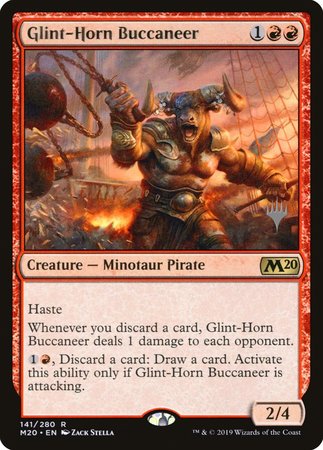 Glint-Horn Buccaneer [Core Set 2020 Promos] | Exor Games Summserside