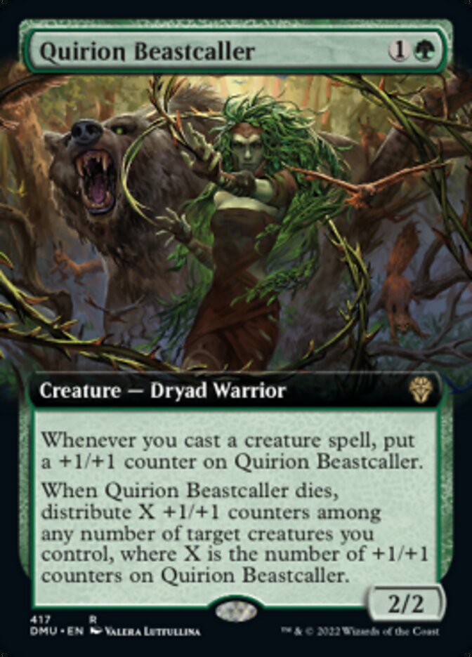 Quirion Beastcaller (Extended Art) [Dominaria United] | Exor Games Summserside