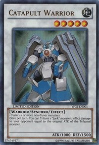 Catapult Warrior [YF02-EN001] Ultra Rare | Exor Games Summserside