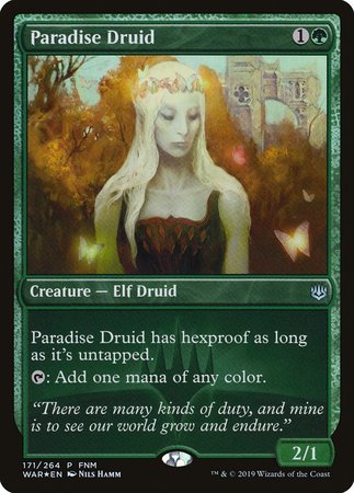 Paradise Druid [War of the Spark Promos] | Exor Games Summserside