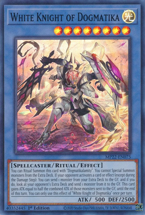 White Knight of Dogmatika [MP22-EN075] Super Rare | Exor Games Summserside