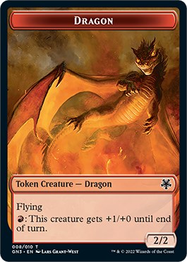 Dragon // Elf Warrior Double-Sided Token [Game Night: Free-for-All Tokens] | Exor Games Summserside