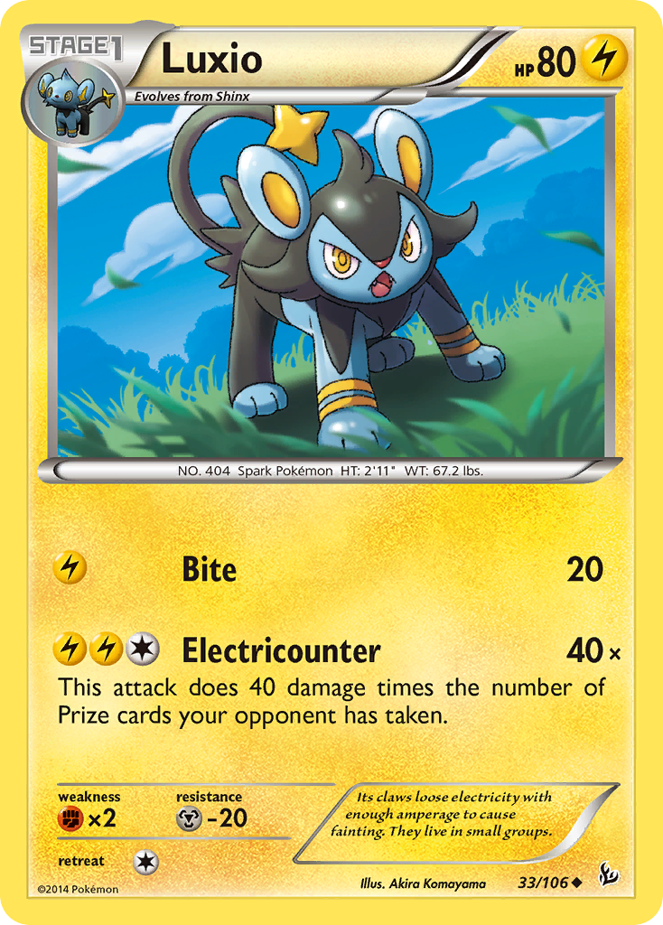 Luxio (33/106) [XY: Flashfire] | Exor Games Summserside