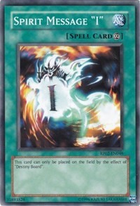 Spirit Message "I" [RP02-EN046] Common | Exor Games Summserside